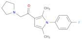 1-(1-(4-Fluorophenyl)-2,5-dimethyl-1H-pyrrol-3-yl)-2-(pyrrolidin-1-yl)ethanone