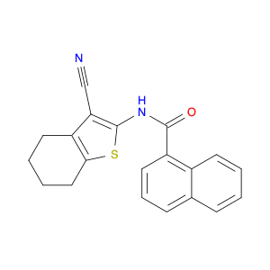 N-(3-Cyano-4,5,6,7-tetrahydrobenzo[b]thienyl-2-yl)-1-naphthalenecarboxamide