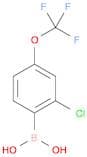 2-CHLORO-4-TRIFLUOROMETHOXYBENZENEBORONIC ACID