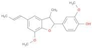 4-[(2R,3R)-2,3-Dihydro-7-methoxy-3-methyl-5-[(E)-1-propenyl]benzofuran-2-yl]-2-methoxyphenol