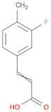 3-Fluoro-4-methylcinnamic acid
