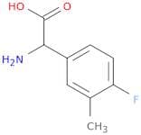 2-Amino-2-(4-fluoro-3-methylphenyl)acetic acid