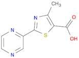 4-Methyl-2-(2-pyrazinyl)-1,3-thiazole-5-carboxylic acid