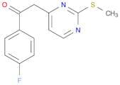 1-(4-Fluorophenyl)-2-[2-(methylsulfanyl)pyrimidin-4-yl]ethan-1-one