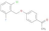 1-(4-[(2-Chloro-6-fluorobenzyl)oxy]phenyl)-1-ethanone