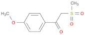 1-(4-Methoxyphenyl)-2-(methylsulfonyl)-1-ethanone