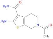 6-Acetyl-2-amino-4,5,6,7-tetrahydrothieno[2,3-c]pyridine-3-carboxamide dihydrochloride