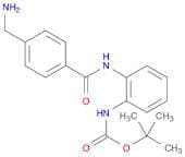 tert-Butyl N-(2-{[4-(aminomethyl)benzene]amido}phenyl)carbamate