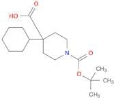 Boc-4-cyclohexyl-piperidine-4-carboxylic acid