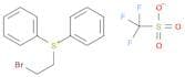(2-Bromoethyl)diphenylsulfonium trifluoromethanesulfonate