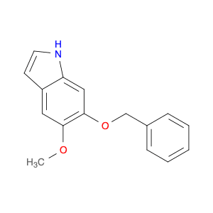 5-Methoxy-6-(phenylmethoxy)-1H-indole