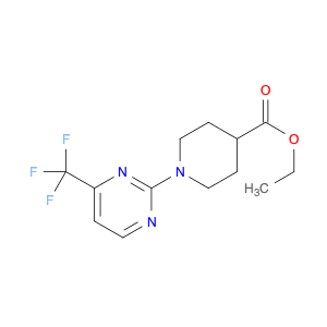 ethyl 1-[4-(trifluoromethyl)pyrimidin-2-yl]piperidine-4-carboxylate