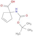 1-((tert-Butoxycarbonyl)amino)cyclopent-3-enecarboxylic acid