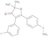 4-(3-fluorophenyl)-2,2-dimethyl-5-(4-(methylthio)phenyl)furan-3(2H)-one