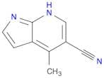 1H-Pyrrolo[2,3-b]pyridine-5-carbonitrile, 4-Methyl-