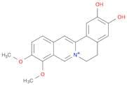 5,6-Dihydro-2,3-dihydroxy-9,10-dimethoxydibenzo[a,g]quinolizinium