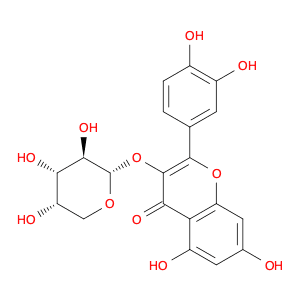 Quercetin 3-O-α-L-arabinopyranoside