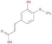 (E)-3'-hydroxy-4'-methoxycinnamic acid