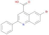 6-BROMO-2-PHENYL-QUINOLINE-4-CARBOXYLIC ACID