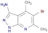 5-Bromo-4,6-dimethyl-1H-pyrazolo[3,4-b]pyridin-3-amine