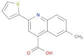 6-Methyl-2-thien-2-ylquinoline-4-carboxylic acid