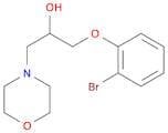 1-(2-Bromophenoxy)-3-morpholinopropan-2-ol