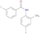 3-Fluoro-n-(4-iodo-2-methylphenyl)benzamide
