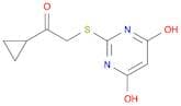 1-Cyclopropyl-2-[(4,6-dihydroxypyrimidin-2-yl)thio]ethanone