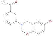 1-(3-(6-Bromo-2H-benzo[e][1,3]oxazin-3(4H)-yl)phenyl)ethanone