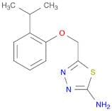 5-((2-Isopropylphenoxy)methyl)-1,3,4-thiadiazol-2-amine