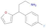 3-(4-Fluorophenyl)-3-(2-furyl)propan-1-amine