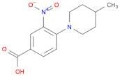 4-(4-Methylpiperidin-1-yl)-3-nitrobenzoic acid