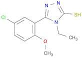 5-(5-Chloro-2-methoxyphenyl)-4-ethyl-4h-1,2,4-triazole-3-thiol