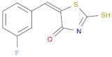 (5E)-5-(3-Fluorobenzylidene)-2-mercapto-1,3-thiazol-4(5H)-one