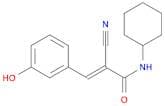 (E)-2-Cyano-N-cyclohexyl-3-(3-hydroxyphenyl)acrylamide