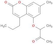7-Methyl-5-(1-methyl-2-oxopropoxy)-4-propyl-2h-chromen-2-one