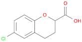2H-1-BENZOPYRAN-2-CARBOXYLIC ACID, 6-CHLORO-3,4-DIHYDRO-