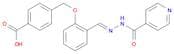 (E)-4-((2-((2-isonicotinoylhydrazono)methyl)phenoxy)methyl)benzoic acid