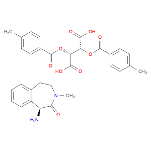 (S)-1-AMINO-3-METHYL-4,5-DIHYDRO-1H-BENZO[D]AZEPIN-2(3H)-ONE (2R,3R)-2,3-BIS((4-METHYLBENZOYL)OXY)…
