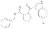 Benzyl 2-(5-bromo-1H-indole-3-carbonyl)pyrrolidine-1-carboxylate
