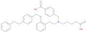 4-[[(4-Carboxybutyl)[2-[2-[[4-(2-phenylethyl)phenyl]methoxy]phenyl]ethyl]amino]methyl]benzoic acid