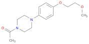 Ethanone, 1-[4-[4-(2-methoxyethoxy)phenyl]-1-piperazinyl]-