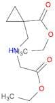 Ethyl 1-(((2-ethoxy-2-oxoethyl)amino)methyl)cyclopropanecarboxylate