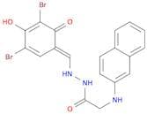 (Naphthalen-2-ylamino)-acetic acid (3,5-dibromo-2,4-dihydroxy-benzylidene)-hydrazide