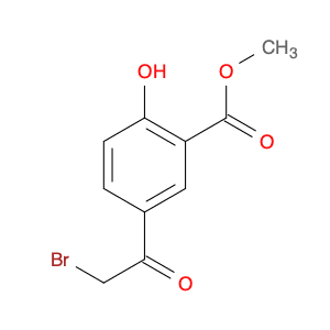 Benzoic acid, 5-(2-broMoacetyl)-2-hydroxy-, Methyl ester