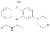 N-(2-methoxy-5-morpholinophenylcarbamothioyl)benzamide
