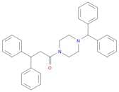 1-[4-(Diphenylmethyl)-1-piperazinyl]-3,3-diphenyl-1-propanone