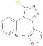5-(2-methyl-3-furyl)-4-phenyl-4H-1,2,4-triazole-3-thiol