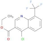 4-CHLORO-8-(TRIFLUOROMETHYL)QUINOLINE-3-CARBOXYLIC ETHYL ESTER