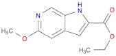 ETHYL 5-METHOXY-1H-PYRROLO[2, 3-C]PYRIDINE-2-CARBOXYLATE
